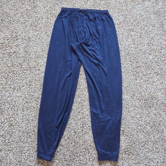 Patagonia Mens XXL Dark Navy Blue Base Layer Capilene Long Johns Underwear Pants - Picture 2 of 6